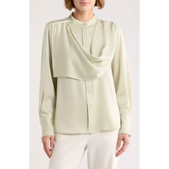 Reiss Emilia Convertible Scarf Top in Sage at Nordstrom Rack, Size 2 Us / 6 Uk