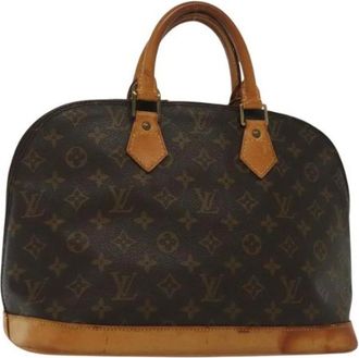 Louis Vuitton Pre-owned Handbags, female, Brown, Size: ONE SIZE Pre-owned Vintage Canvas Handbag