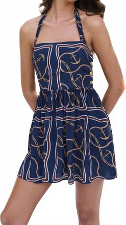 Saylor Lochlan Dress In Deep Navy