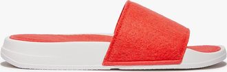 FitFlop Womens FitFlop IQUSHION E01 Womens Slides Neon Orange - Size: 6