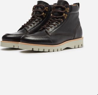 Oliver Sweeney Mens Bolhas Boots in Black Leather - Size UK 10