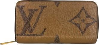 Louis Vuitton Brown Monogram Reverse Long Wallet (Bi-Fold) (Pre-Owned)