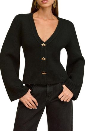 Cult Gaia Jos Cardigan in Black at Nordstrom, Size X-Small
