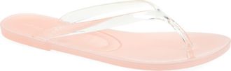 Jeffrey Campbell Beach Day Jelly Flip Flop in Clear Pink at Nordstrom, Size 11