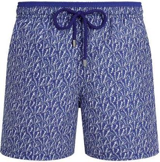 Vilebrequin Graphic Swim Trunks in Royal Sky at Nordstrom, Size Xx-Large