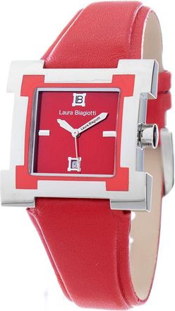 Laura Biagiotti Leather Dress Womens Watch