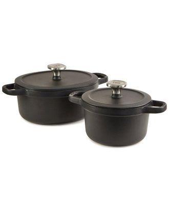 Berghoff Berghoff Leo Graphite 4Pc Cast Iron Stockpot Set