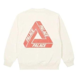 Palace Fleece Tri-Ferg Crew Soft White P24CS064