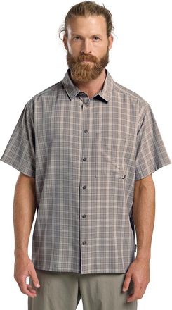 Jack Wolfskin Funktionshemd JACK WOLFSKIN MESETA SHIRT M, Herren, Gr. XL (54/56), N-Gr, phantom chec, Single Jersey, Obermaterial: 100% Polyester, Hemden Funktionsh