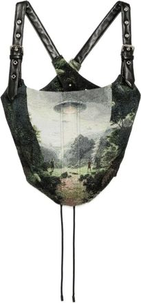 Monse Top stile bustier - Nero