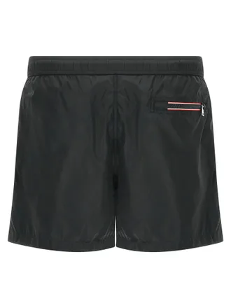 Moncler Mens Black Polyamide Knee Length Clothing