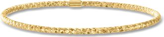Ross-Simons Italian 14kt Yellow Gold Hammered Bangle Bracelet