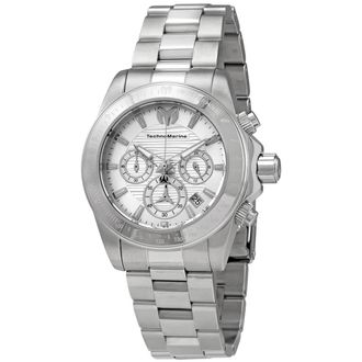 Technomarine Manta Ray Chronograph White Dial Mens Watch TM-219000