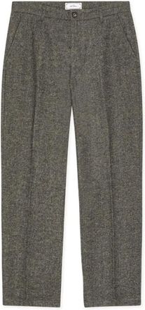 Les Deux Wool Melange Slack Pants - Heren - Straight fit broeken - Bruin - W29 L32 - Wol - Broeken