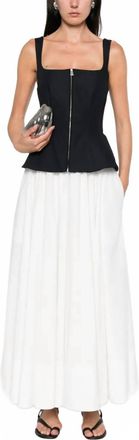 SIMKHAI Jolynn Combo Midi Dress In Black Multi