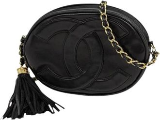 Chanel Pre-owned Cross Body Bags, female, Black, Size: ONE SIZE Pre-owned Shoulder Bag