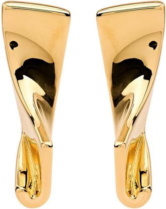Jacquemus Les Boucles J Sculpted Earrings - Gold - One Size