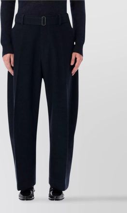 STUDIO NICHOLSON wide leg trousers pleated front