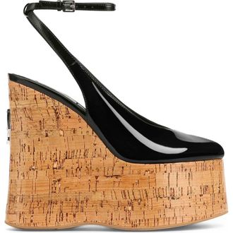 Naked Wolfe Tansy Black Patent Cork at Nordstrom, Size 38