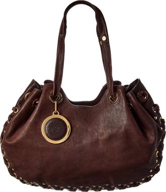 Roger Vivier Leather Hobo Bag