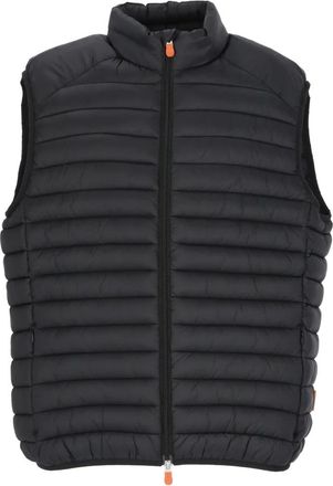 Save The Duck Zwarte Gewatteerde Vest voor Mannen - Heren - Bodywarmers - Zwart - L - Jassen