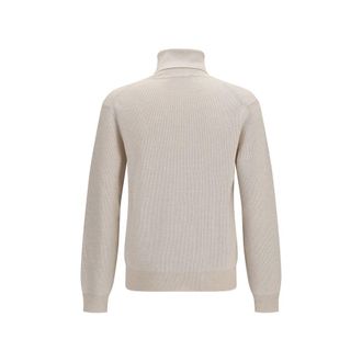 Brioni Mens Beige Cashmere Turtleneck Clothing