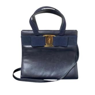 Ferragamo Pre-owned Handbag- Shoulder bag - Dames - Pre-owned - Blauw - Maat: ONE Size