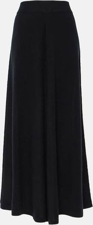 Jardin Des Orangers Wool and cashmere maxi skirt