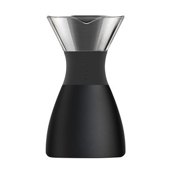 OEM Asobu Cafetera Pourover Negra 900 Ml Acero Inoxidable