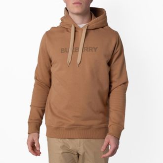 Burberry Ansdell Logo Print Cotton Hoodie, Size X-Small