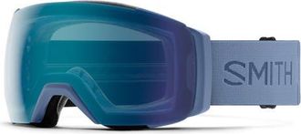 Smith I/O MAG XL 230mm Snow Goggles in Granite Blue /Chromapop Blue at Nordstrom