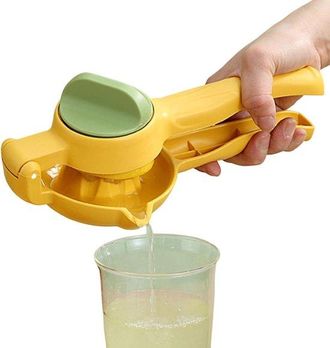 OEM Exprimidor Manual De Limones - Prensa Para C&iacute;tricos Y Limas - Prepara Zumo Fresco - Alta Extracci&oacute;n De Zumo - 23 X 11,5 Cm - Lim&oacute;n Amarillo