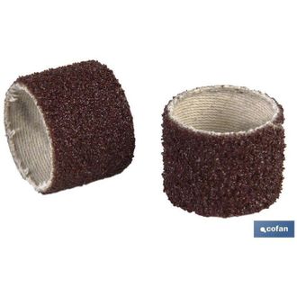 cofan Cofan - Manguito Abrasivo De Lija 45x30 G-40 Caja 100 Unid., Manguitos De Corind&oacute;n-&oacute;xido De Aluminio Para Trabajar El Acero
