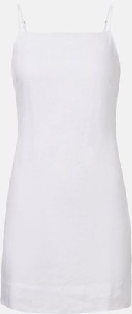 Velvet Pilar linen minidress