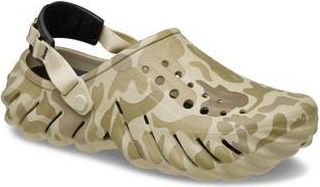 Crocs Echo Duck Camo Clog in Bone/Black at Nordstrom Rack, Size 10