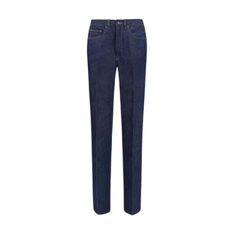 Chlo&eacute; Jeans met vier zakken - Dames - Jeans - Blauw - Maat: W27 Katoen