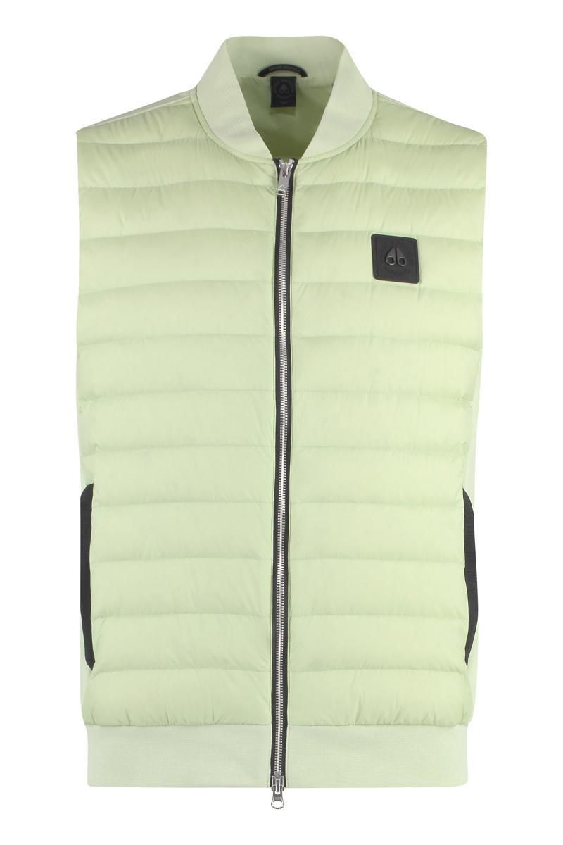 ジャケット・アウター Props Store Quilted Rip-stop Nylon Vest Military Style Quilted Padded Ripstop Nylon Vest - Olive