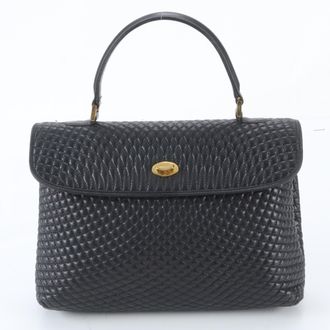 Bally Leather Handbag Tote Bag (Pre-Owned)
