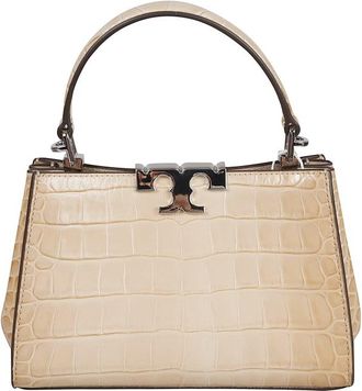 Tory Burch Mini Eleanor Croc-Embossed Satchel