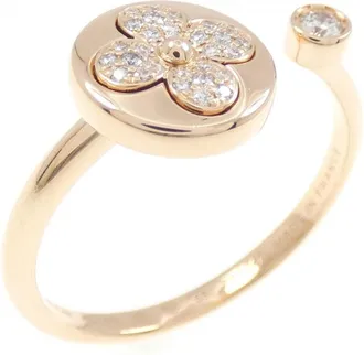 Louis Vuitton Pink Gold (18K) Band Ring (Pre-Owned)