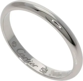 Cartier Platinum 950 Band Ring (Pre-Owned)