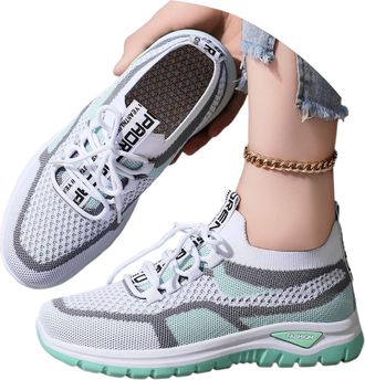 Generic Shoes for Mens Womens Lace-Up Casual with Memory Foam Lightweight Non Slip Tennis Chunky Colorful Lifestyle Sneakers Summer Sport Outdoor Spring Hikin