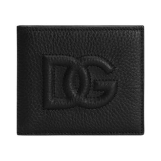 Dolce & Gabbana Wallets & Cardholders, male, Black, ONE SIZE, Black Bifold Wallet with Quilted Logo