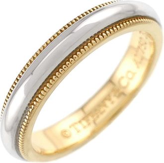 Tiffany & Co. Yellow Gold (18K) Platinum 950 Band Ring (Pre-Owned)