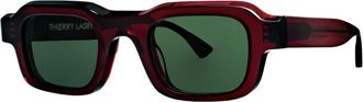 Thierry Lasry Flexxxy 509 Mens Sunglasses Burgundy Size 47
