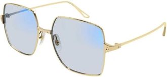Cartier Sunglasses, female, Yellow, Size: 57 MM Santos Sunglasses