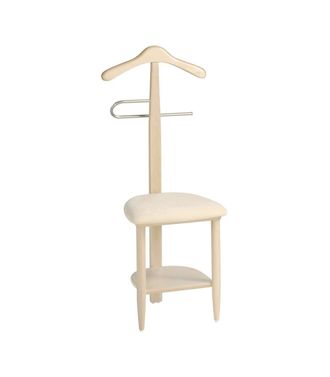 HERDASA Gal&aacute;n 361 Con Asiento En Beige Herrajes Cromado Satinado Lacado Cambrian, 105 Cm(alto)45 Cm(ancho)41 Cm(largo)