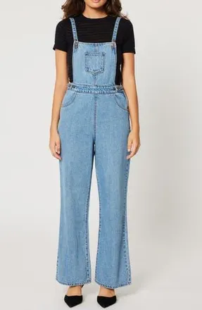 Rolla's Charlie Denim Overalls in Mid Vintage Blue at Nordstrom Rack, Size Large
