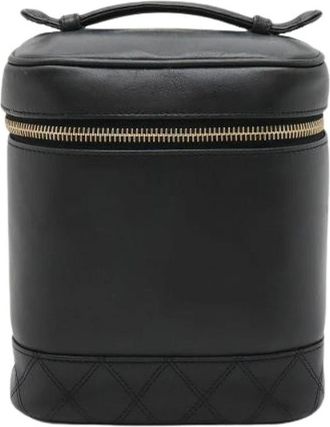 Chanel Pre-owned Handbags, female, Black, Size: ONE SIZE Pre-owned Vintage Handbag