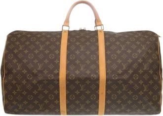 Louis Vuitton Pre-owned Boston Bag - Heren - Vintage Weekendtas - Bruin - ONE Size - Vintage